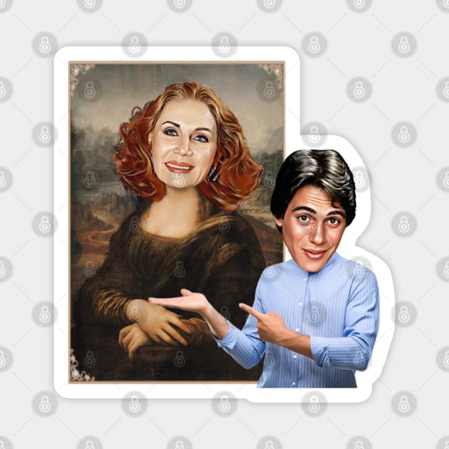 Who's the Boss / Mona Lisa Magnet by Zbornak Designs