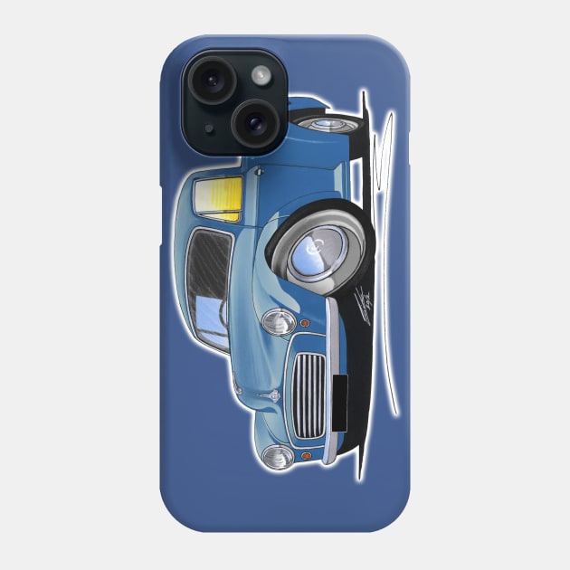 Morris Minor Pick-Up Blue Phone Case by y30man5