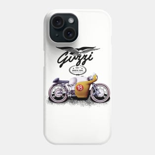 Vintage guzzi 1957 Motorcycle 500cc Championship Winning Racer by MotorManiac Phone Case