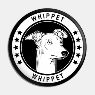 Whippet Fan Gift Pin