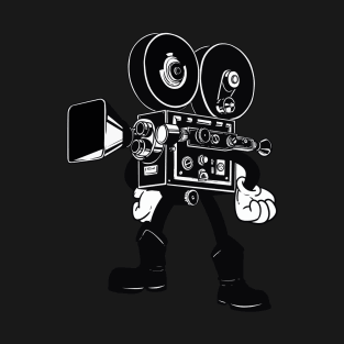 Filmmakers and Film Fans Cameraman Design T-Shirt