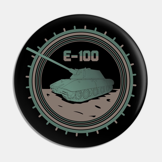 German E-100 tank Pin by FAawRay