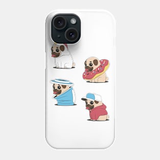 Funny dog stickers Phone Case