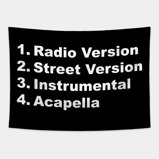 Radio, Street, Instrumental, Acapella wht Tapestry by Tee4daily