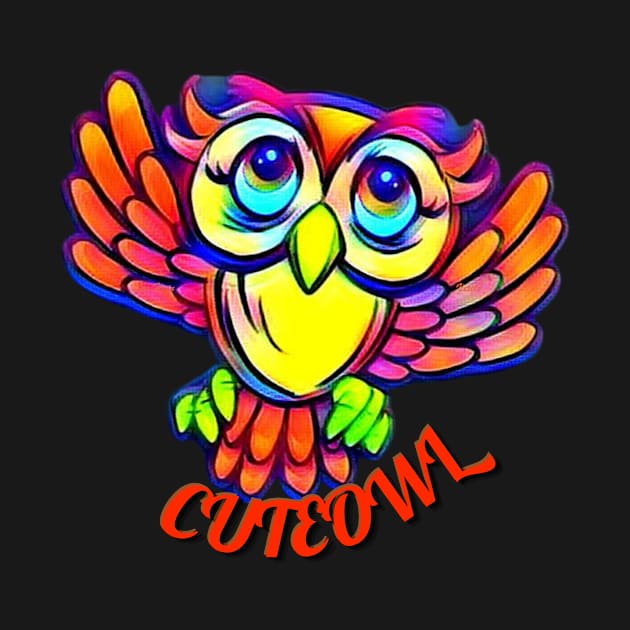 Cute Owl by Lees Tees