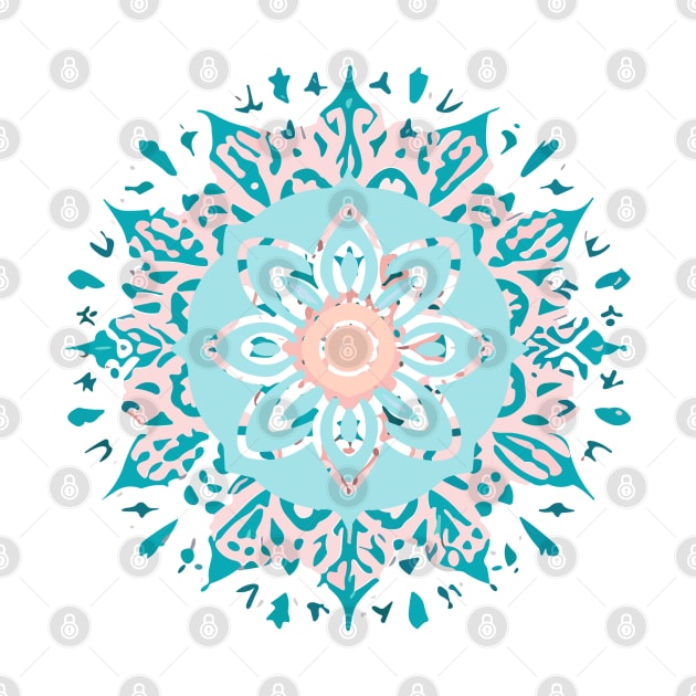 mandala Clamber drawingmandala Gamut paint by Martin Young