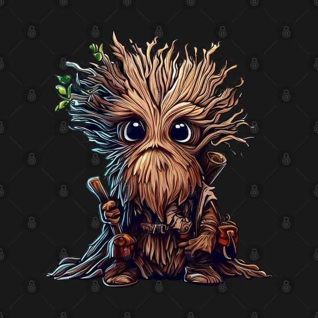 shepherd of trees tree ent traveler by TomFrontierArt