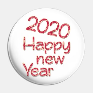 Happy New Year 2020 Pin