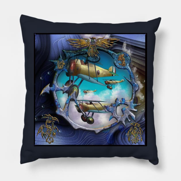 Blue Sky Avionics Pillow by MikaelJenei