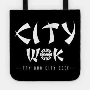 City Wok (White) Tote