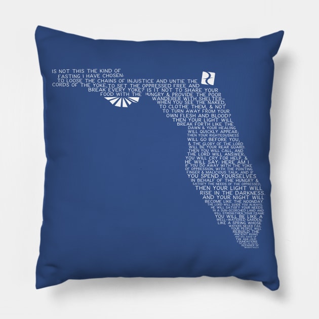True Fasting Florida Pillow by DreamCenterLKLD