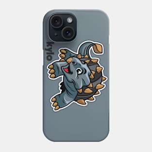 Kylo the ankylosaurus Phone Case