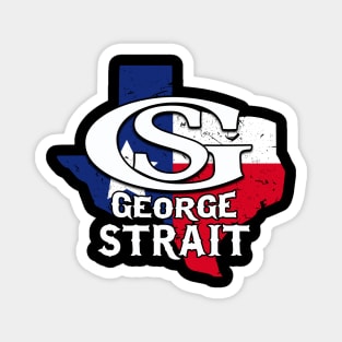 George Strait Texas (front and back) Magnet