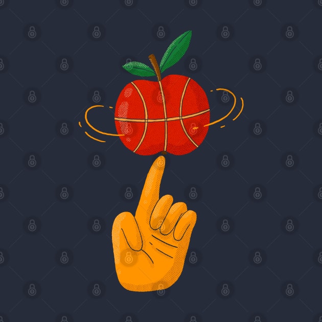 Apple Basketball by Tania Tania