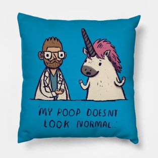 unicorn poop Pillow