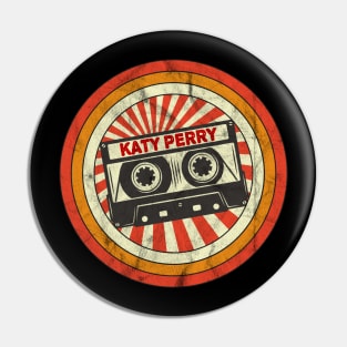 Katy Proud Name Retro Cassette Vintage Pin