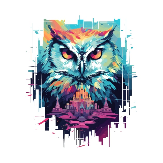 Owl Bird Animal Freedom World Wildlife Beauty Adventure by Cubebox