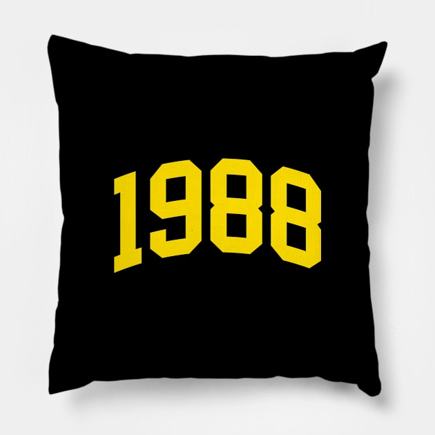 1988 Pillow by monkeyflip