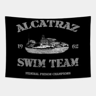 Alcatraz Swim Team Tapestry