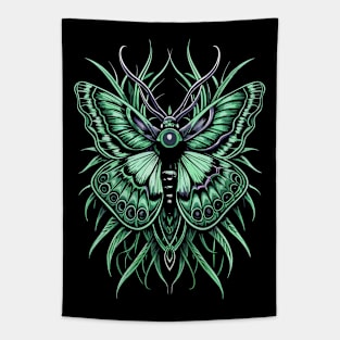 Luna Moth Green Butterfly Tapestry