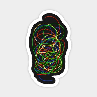 Colorful Strings Magnet