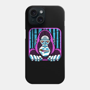 Angry Psychedelic Gorilla Phone Case