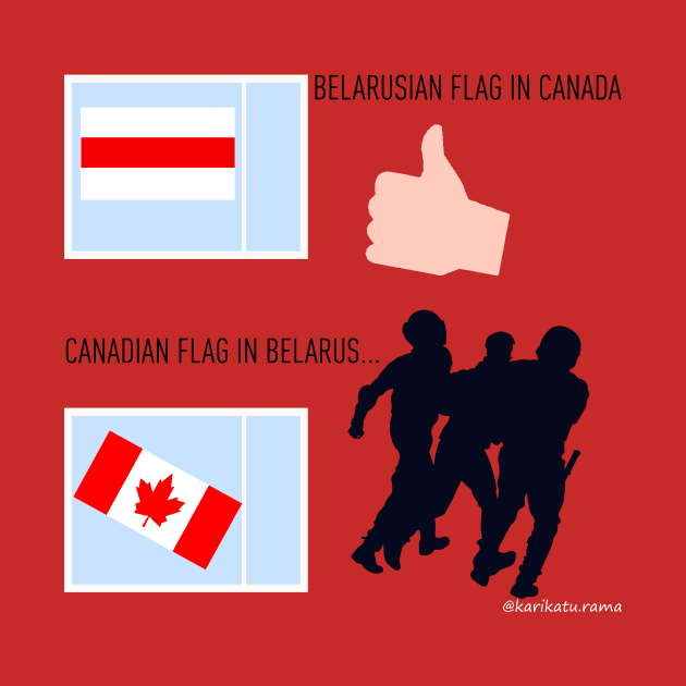 Canada and Belarus by Шахтеры СОЛИГОРСКА