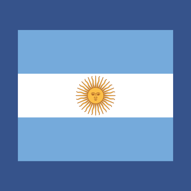 Argentina flag by flag for all