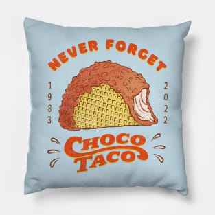 Never Forget: Chocolate Ice Cream Taco Pillow