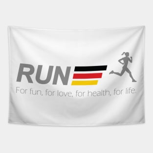 Run for life Germany Tapestry