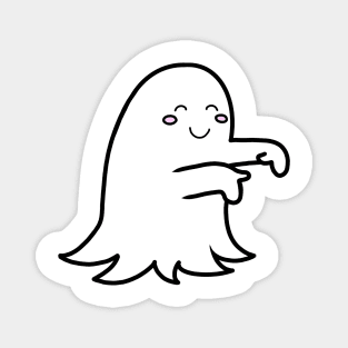 Cute Ghost Need Hug | Playful Ghost Magnet