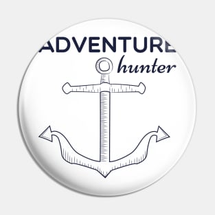 Adventure Hunter Anchor Sketch Pin