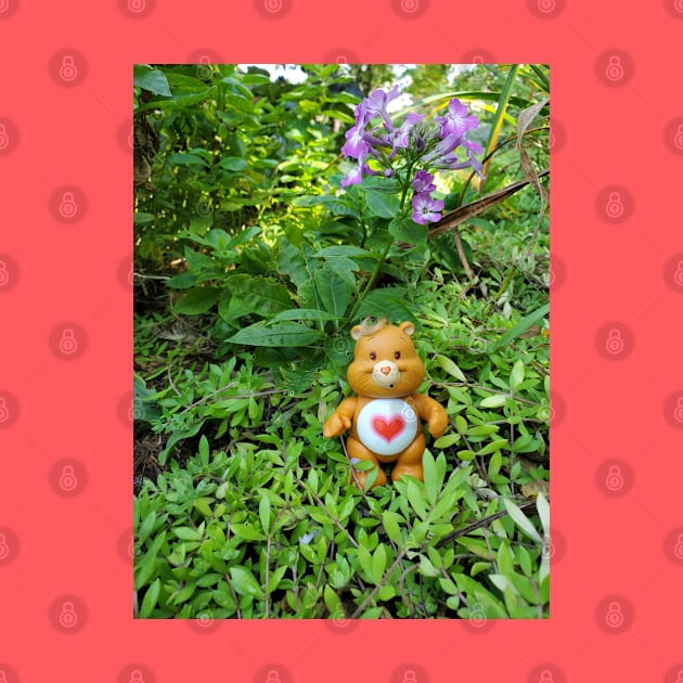 Care bear in the garden by Michelleisme