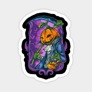 Halloween pumpkin boy Magnet