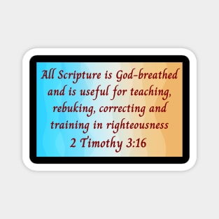 Bible Verse 2 Timothy 3:16 Magnet