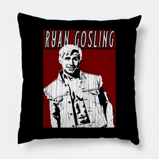 Vintage Retro Ryan Gosling Pillow