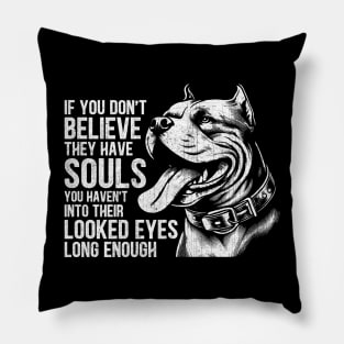 Soul Pitbull Dog Lover Pillow