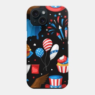 independence day collage Phone Case