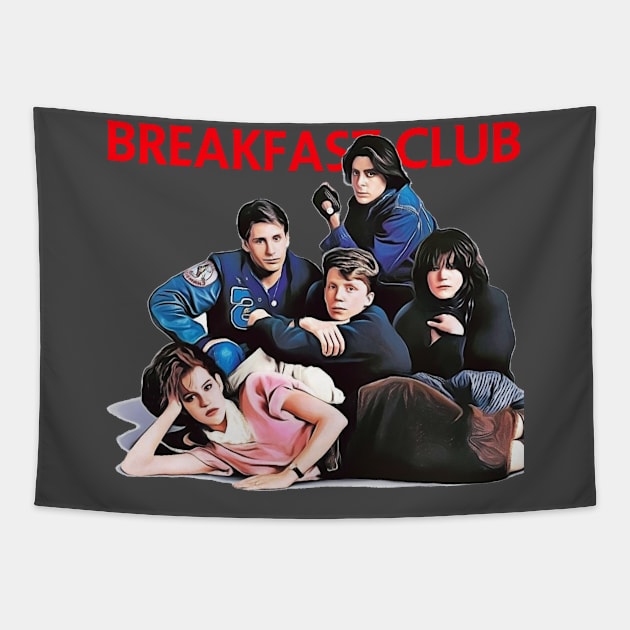 Breakfast Club Art Tapestry by tonycastell