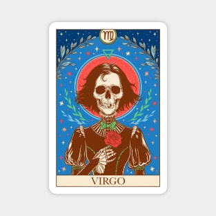 Zodiac sign tarot card Virgo Magnet