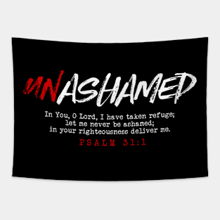 UNASHAMED Tapestry