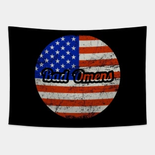 Bad Omens / USA Flag Vintage Style Tapestry