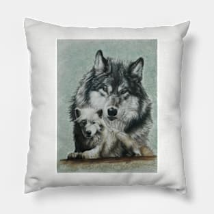 Tundra Wolf Pillow