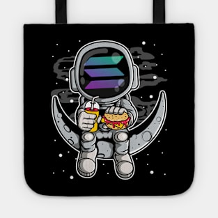 Astronaut Fastfood Solana Coin To The Moon Crypto Token Cryptocurrency Wallet Birthday Gift For Men Women Kids Tote