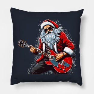 Guitar Santa Pillow