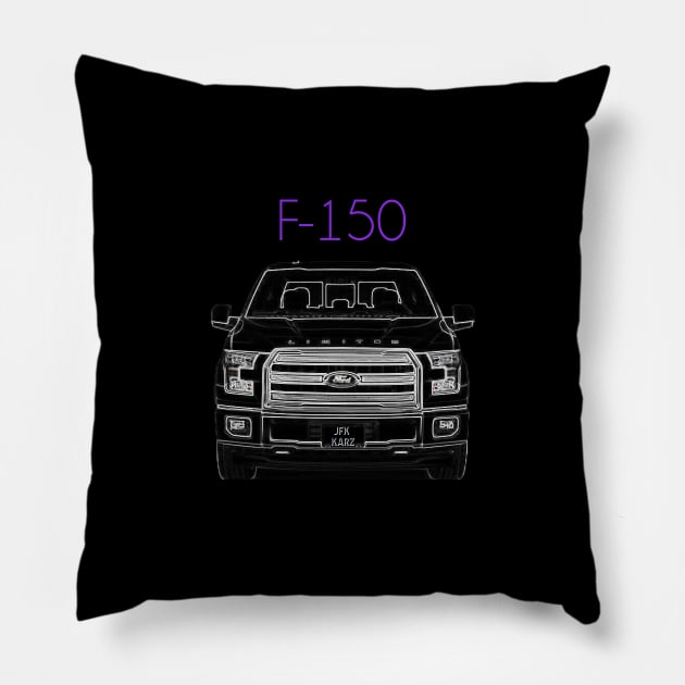 F150 Limited Pick Up Front & Rear Tee Pillow by JFK KARZ