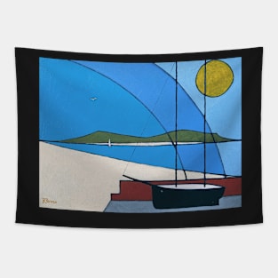 Samson deserted Island Tapestry