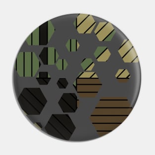 Color outside the Lines - Camo Pin