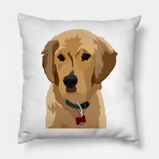 Beau the Golden Retriever Pillow