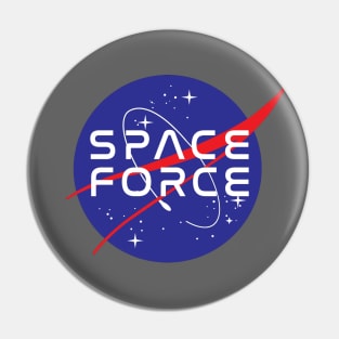 SPACE FORCE NASA logo Pin